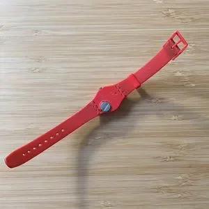 Swatch | Accessories | Swatch Watch Lr3 Red 12369 | Poshmark display picture 3